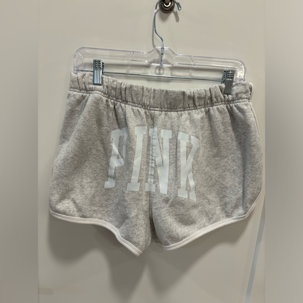 Grey and white pink shorts